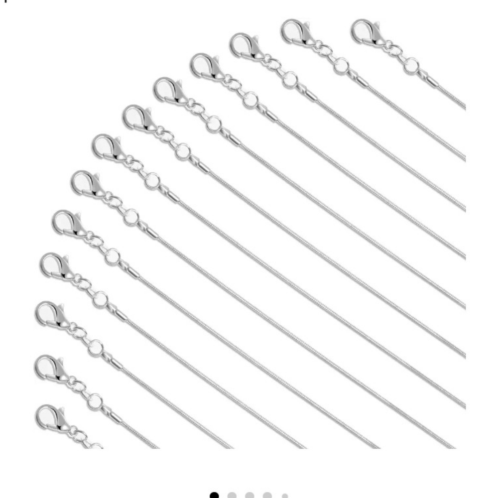 Sterling Plated Snake Chain